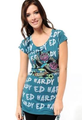 Cheap Ed Hardy shirts women wholesale No. 822